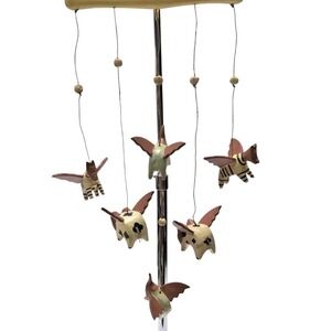 Pier 1 Imports Flying Animals Mobile New Winged Pigs Cows Zebra Vintage Style